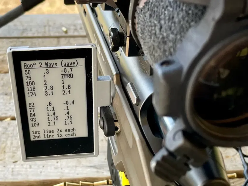 Giá đỡ thẻ dữ liệu DRS E-Dope cho súng trường - Image 5