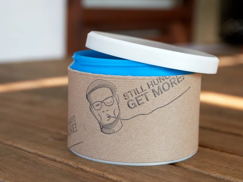 Bình chứa Prusament với nắp vặn cho lõi cuộn giấy - Image 1