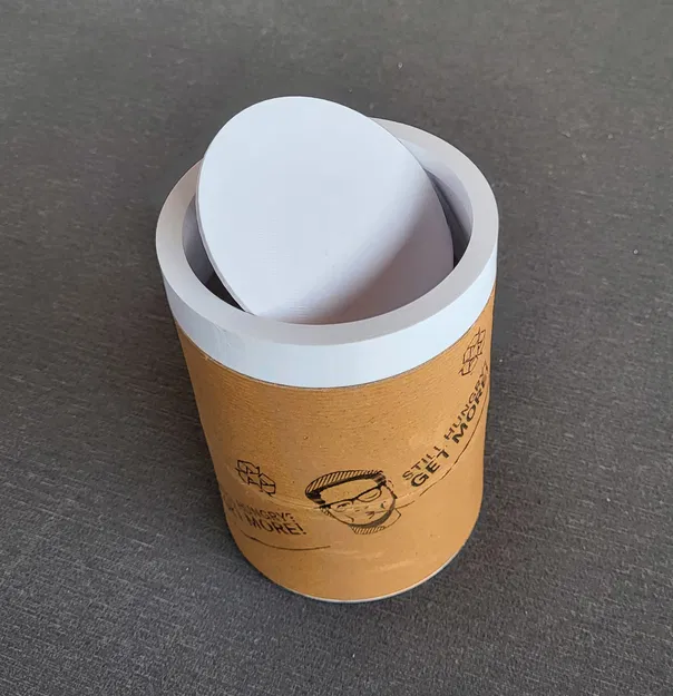Thùng rác để bàn cải tiến cho Prusament Screw-Top Container v2 - Image 1