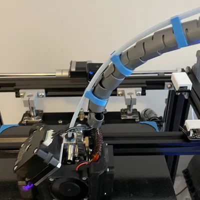 Kẹp ống Bowden (PTFE) cho ống quản lý cáp 17mm