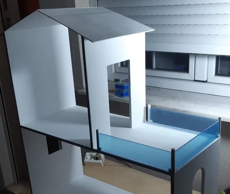 Cột lan can ban công cho ngôi nhà búp bê Barbie - Image 1