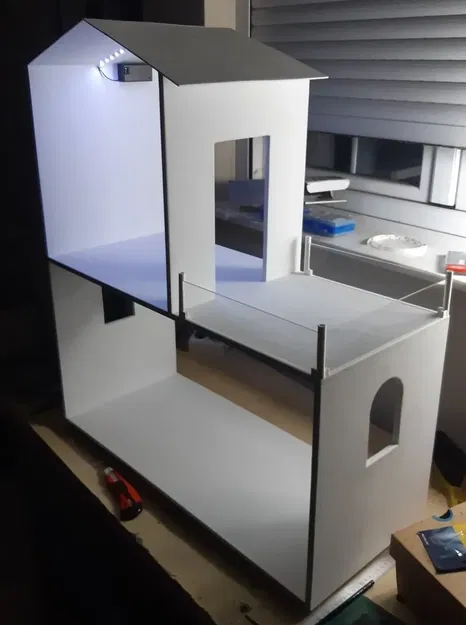 Cột lan can ban công cho ngôi nhà búp bê Barbie - Image 2