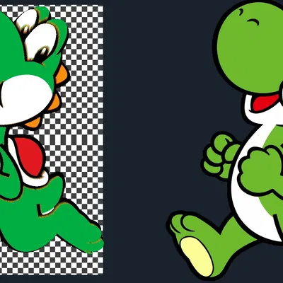 Chạy Yoshi trong phong cách tranh filament của HueForge