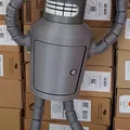 Bender khớp nối 57cm từ Futurama - Thumbnail 8