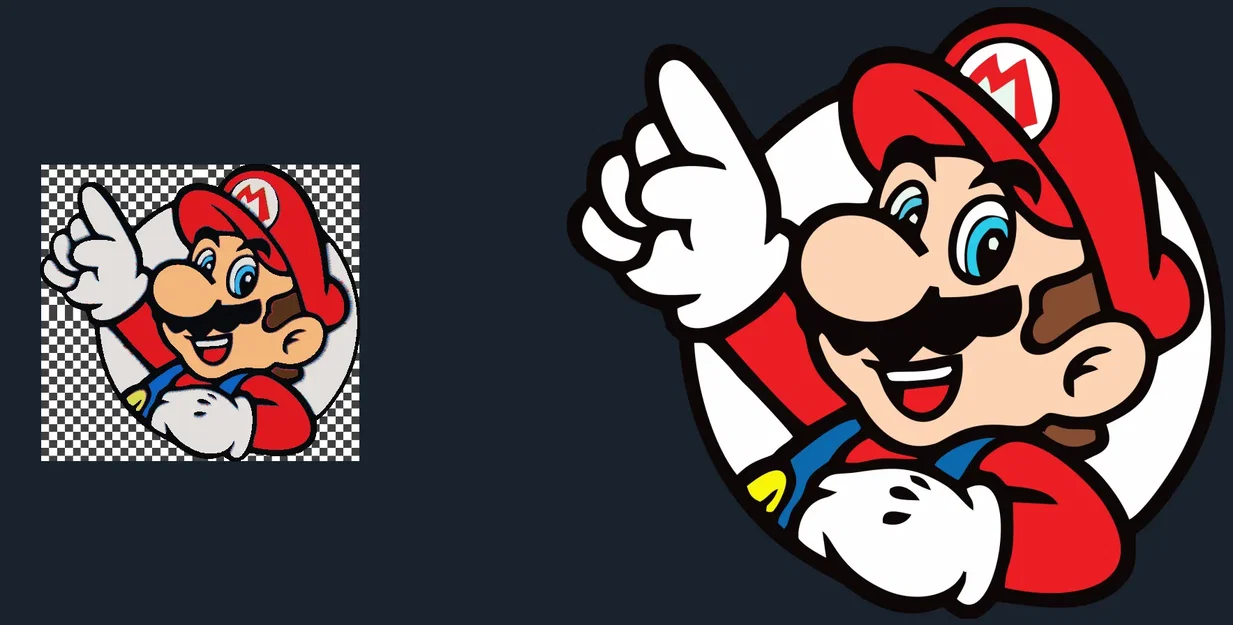 Chân dung tròn Mario bằng sợi nhựa HueForge - Image 1