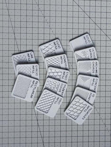 Mẫu infill cho máy in 3D với các loại infill Prusa Slicer - Image 2