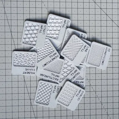 Mẫu infill cho máy in 3D với các loại infill Prusa Slicer