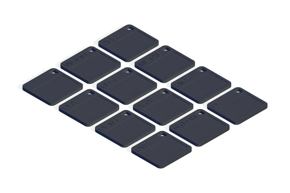 Mẫu màu filament với nhãn 24 × 35 mm - Image 7