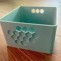 Hộp trang trí họa tiết lục giác 20x20cm - Thumbnail 1