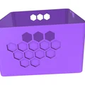 Hộp trang trí họa tiết lục giác 20x20cm - Thumbnail 2