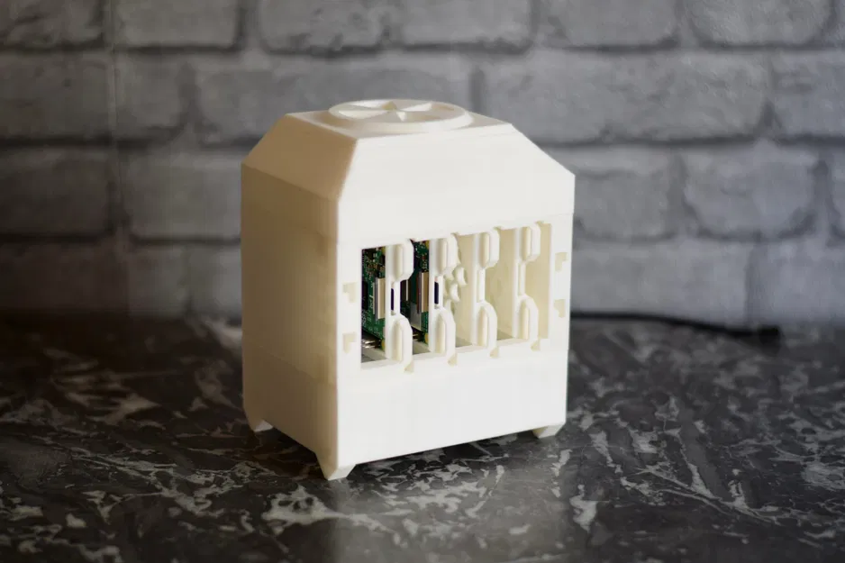 Giá đỡ Raspberry Pi 4 khe cắm cho cụm RPi - Image 3