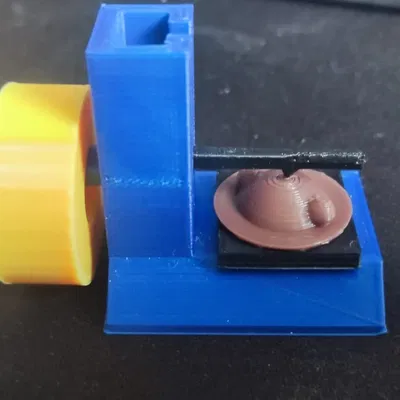 Mô hình máy in 3D PRIMA CREATOR với trượt và cuộn filament xoay