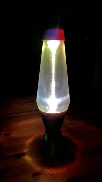 Đèn lava kiểu retro với nến tealight - Image 6