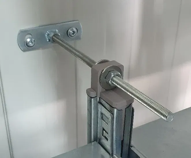 Nắp trên hệ thống kệ Errex g3 với khả năng gắn tường - Image 1