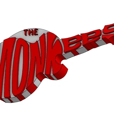 Móc khóa 3D hình biểu tượng ban nhạc The Monkees