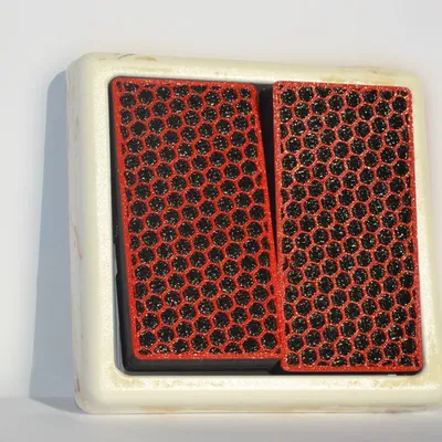 Nắp công tắc đèn ABB CLASSIC no. 6+6 có thể chỉnh sửa