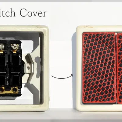 Nắp công tắc đèn ABB CLASSIC no. 6+6 có thể chỉnh sửa