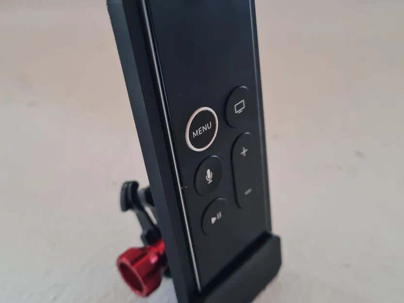 Giá đỡ đơn giản cho điều khiển AppleTV đen với giá đỡ GoPro - Image 1