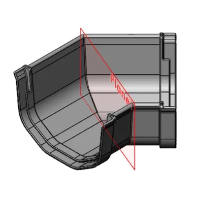 Máng xối 45 độ tùy chỉnh cho gia đình và vườn