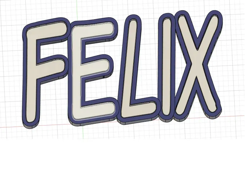 Đèn tên 3D Felix với thiết kế độc đáo - Image 1