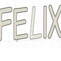 Đèn tên 3D Felix với thiết kế độc đáo - Thumbnail 3