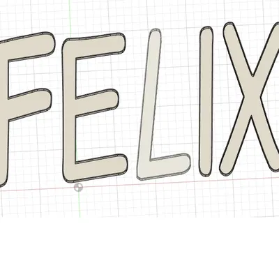 Đèn tên 3D Felix với thiết kế độc đáo