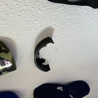 Giá treo mũ và nón treo tường không cần ốc vít