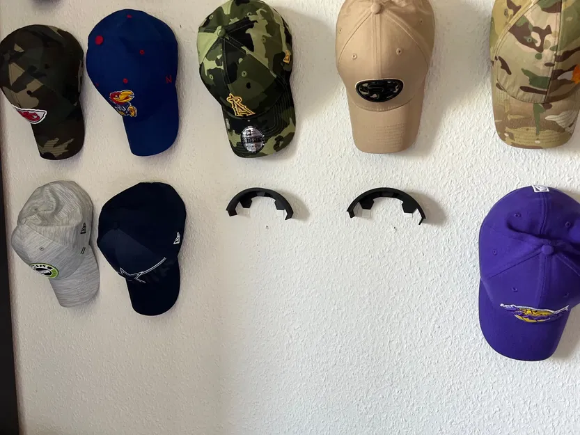 Giá treo mũ và nón treo tường không cần ốc vít - Image 4