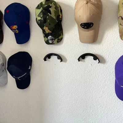 Giá treo mũ và nón treo tường không cần ốc vít