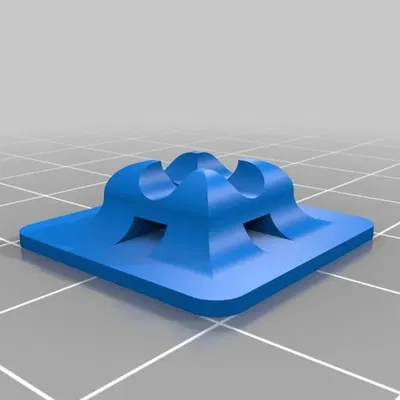 Giá đỡ cáp với băng dính hai mặt và ziptie nhỏ