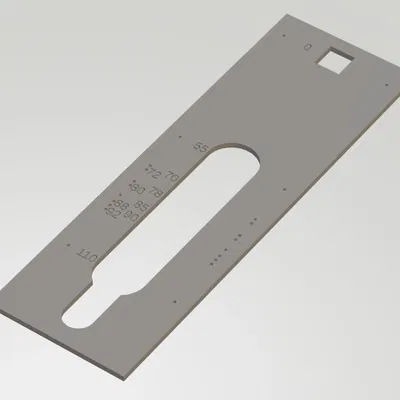 Mẫu khoan lỗ cho phụ kiện cửa