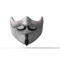 Mặt nạ nửa Guy Fawkes độc đáo cho cosplay - Thumbnail 2
