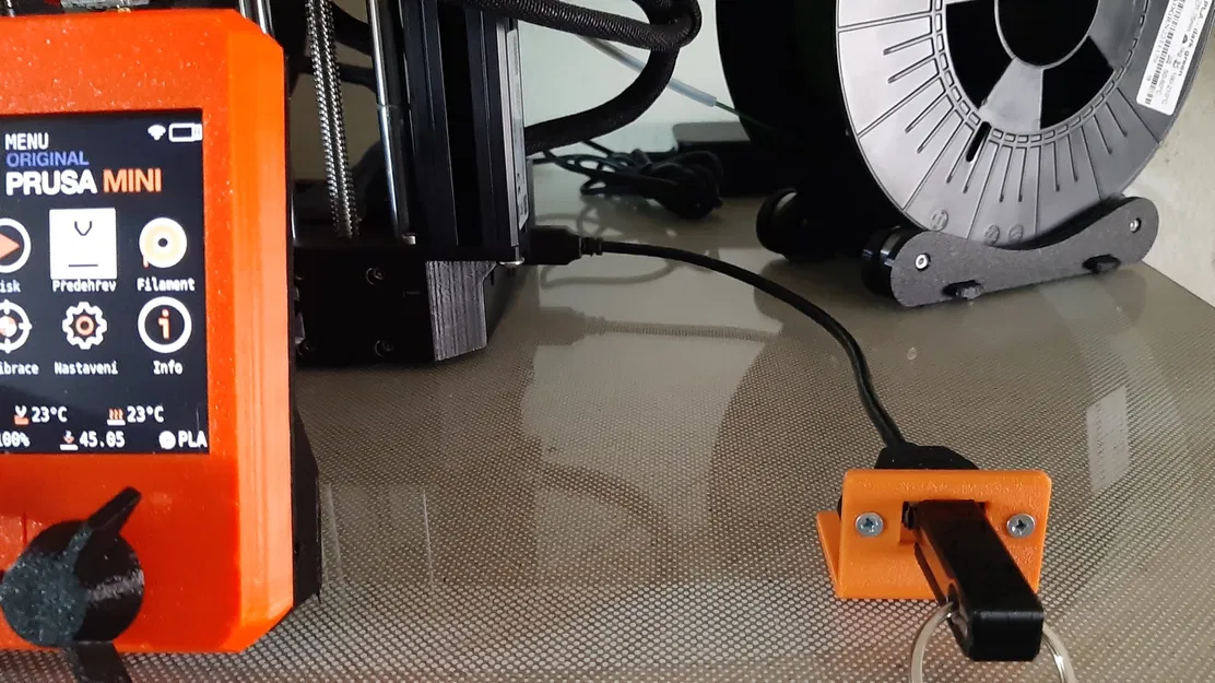 Giá đỡ dây USB mở rộng tối giản cho Prusa MINI - Image 4