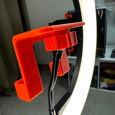 Giá đỡ điện thoại cho RingLight với kẹp 17mm