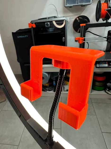 Giá đỡ điện thoại cho RingLight với kẹp 17mm - Image 4