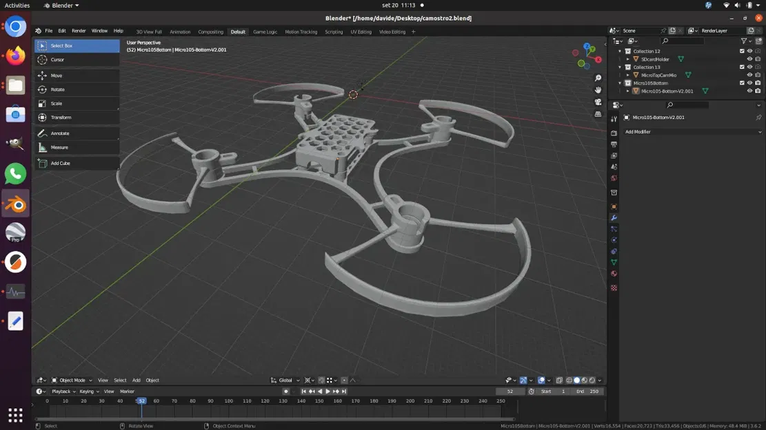 Khung máy bay không người lái Jamara Camostro tự thiết kế - Image 2
