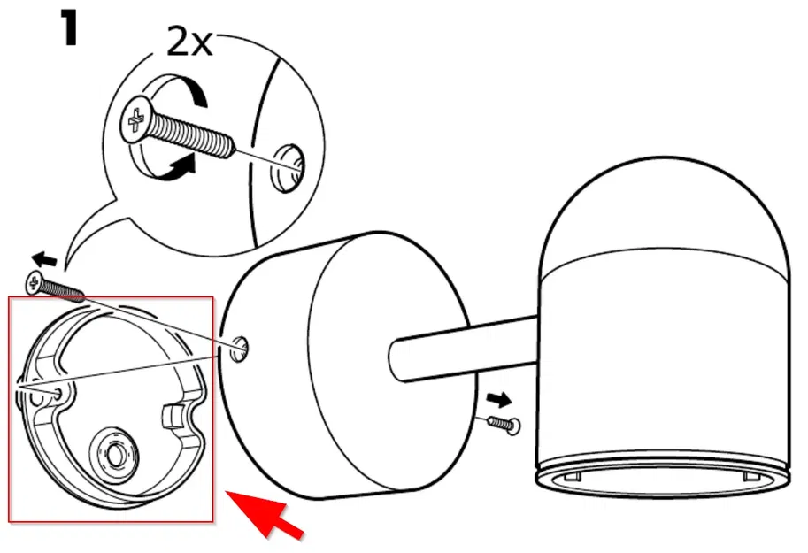 Đế đèn cho đèn IKEA Ostana V1203 - Image 2