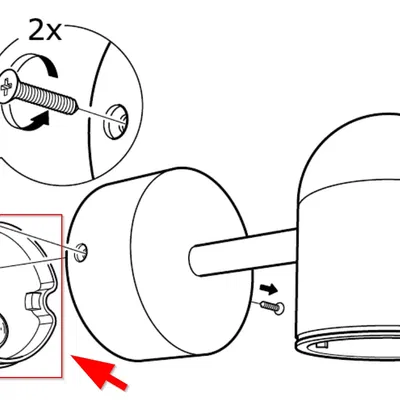 Đế đèn cho đèn IKEA Ostana V1203