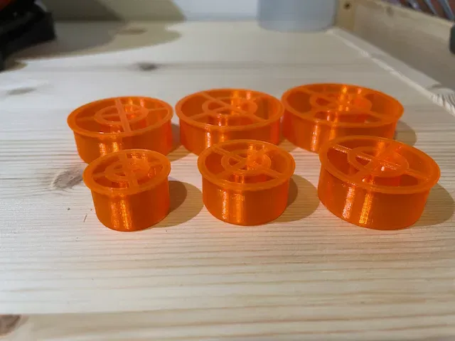 Bộ 9 khuôn cắt bánh donut cho đất sét polymer - Image 2