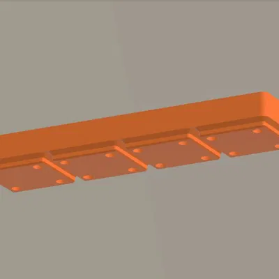 Giá đỡ dao Olfa đôi 1x4x2U cho nghệ nhân