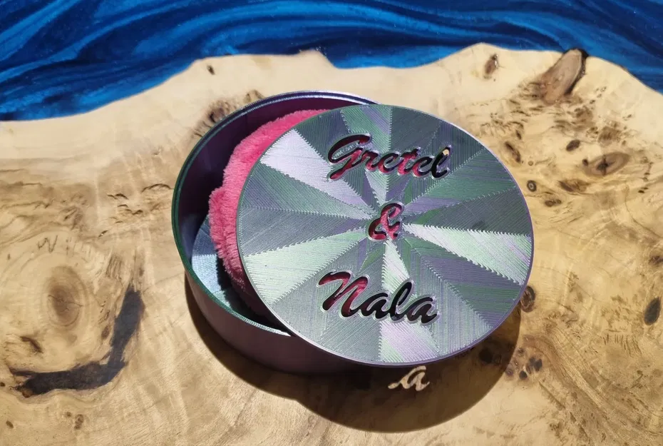 Hộp tròn nhỏ để lưu trữ đồ dùng tiện ích - Image 4