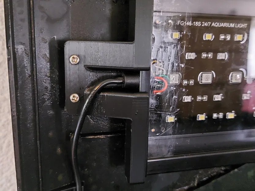 Giá đỡ đèn LED Hygger HG978 cho nắp bể cá Superfish Aqua 70 - Image 2