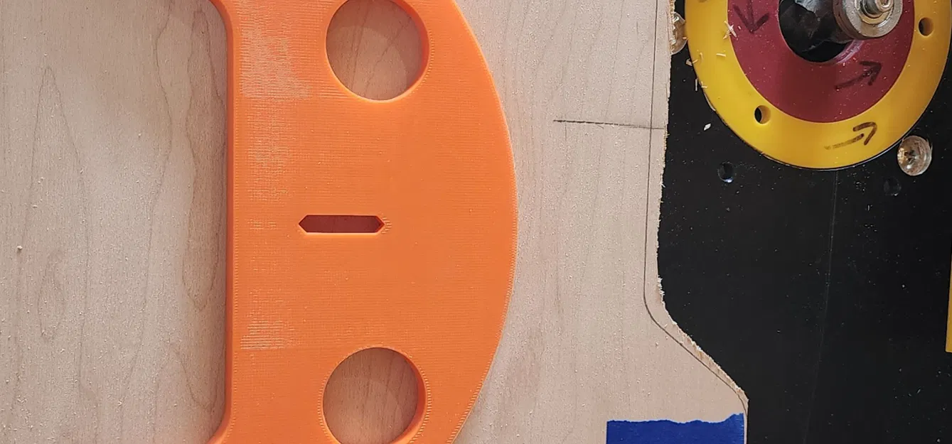 Mẫu khuôn router để cắt tay nắm ngăn kéo có tham số điều ch... - Image 3