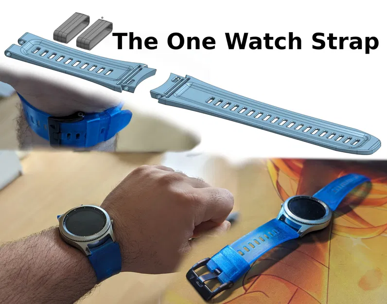 Dây đeo đồng hồ 22mm thay thế cho Galaxy Gear S3 Classic - Image 1