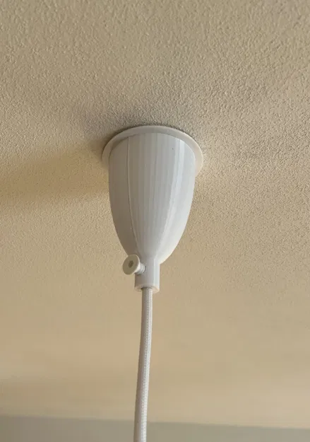 Nắp cáp đèn trần với kích thước 70x96mm - Image 1