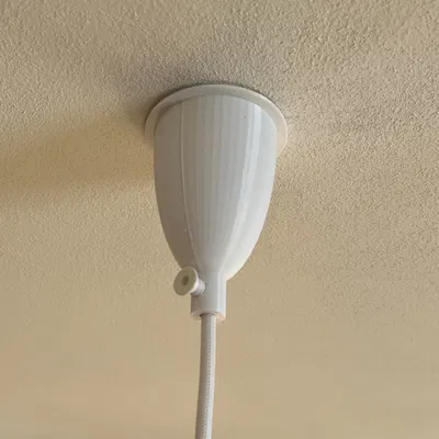 Nắp cáp đèn trần với kích thước 70x96mm