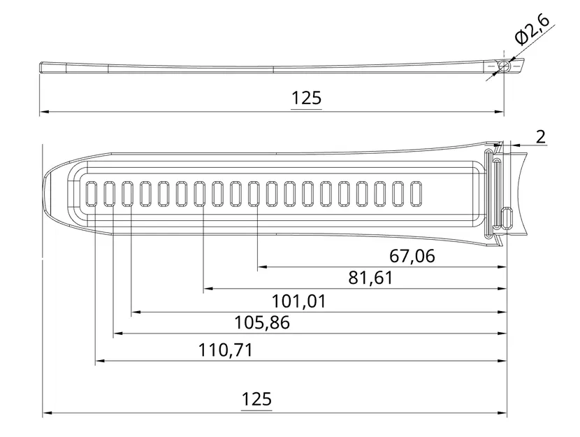 Dây đeo đồng hồ 22mm thay thế cho Galaxy Gear S3 Classic - Image 9