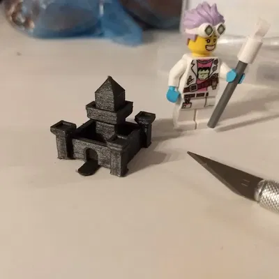 Lâu đài nhỏ cho phòng trẻ em trong nhà búp bê