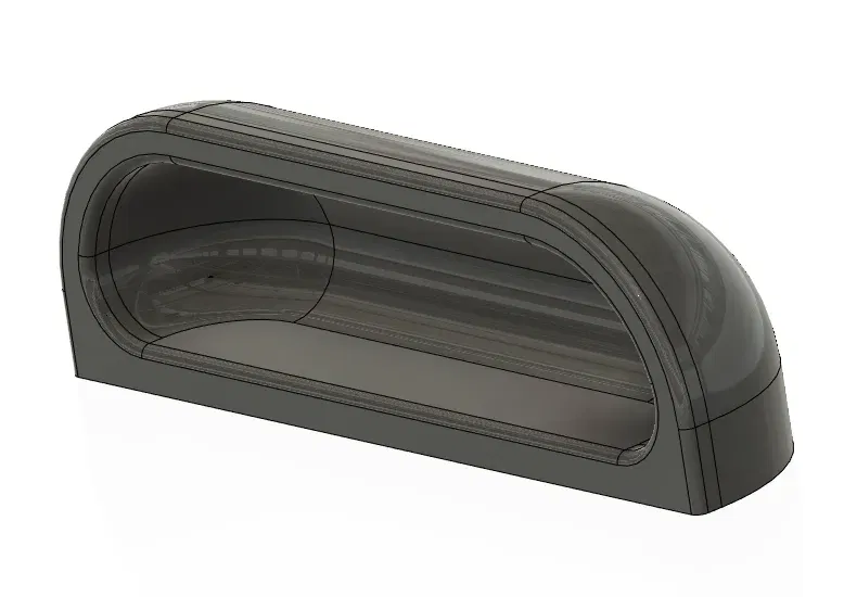 Tay cầm đơn giản cho cửa trượt gắn bằng băng dính đôi - Image 1