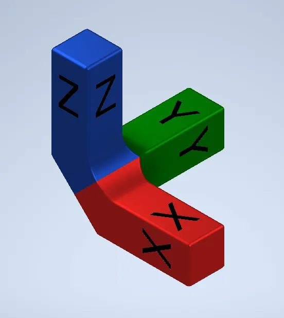 Trục tọa độ XYZ cho mô hình 3D học tập - Image 1